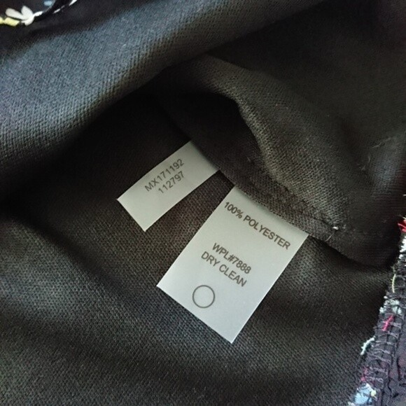 MISS SIXTY flirty ruffled short puff sleeves multicolor floral dress Size 2  - Picture 10 of 12